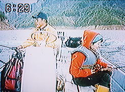 氷雨のトローリング。